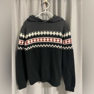 Old Navy Cozy Fair Isle Pullover Sweater Hoodie for Boys